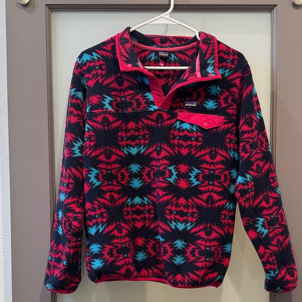 Patagonia Girls' Lightweight Synchilla® Snap-T® Pullover - XXL